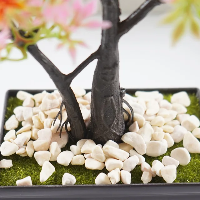Természetes Kerti Kavicsok Virág Bonsai Kő Kis Edény Zamatos Növényi Halak Kövek Kültéri Kavics Váza Dekoratív - Image 3