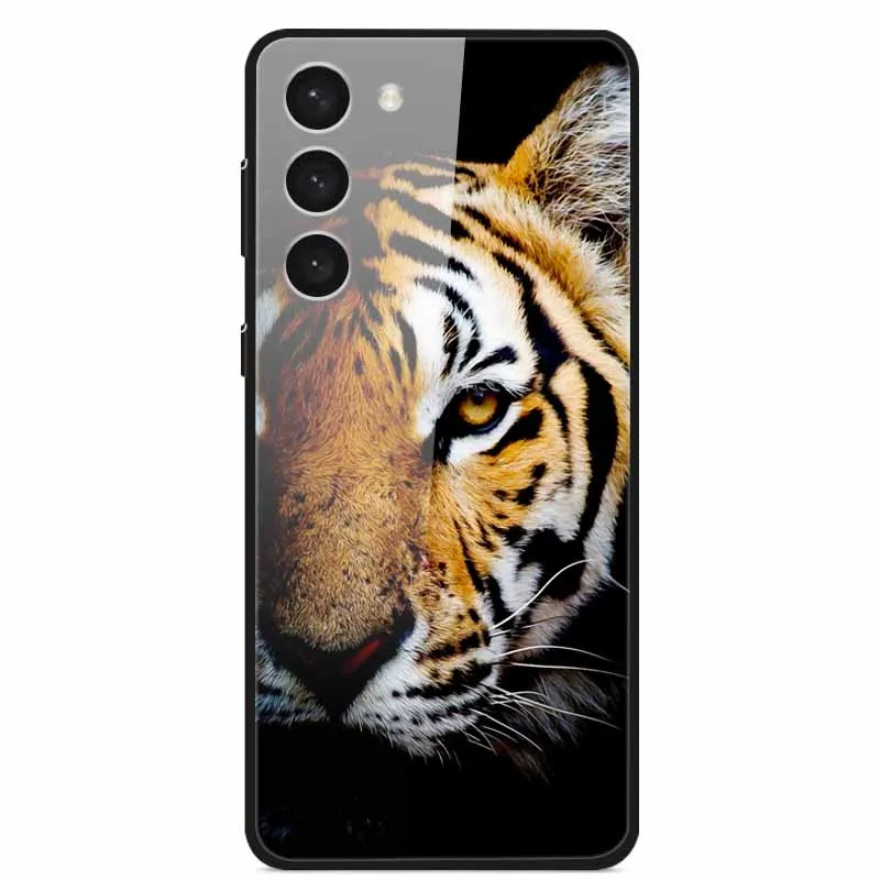 Premium Tempered Glass Case with Space-Themed Design and Enhanced Bumpers