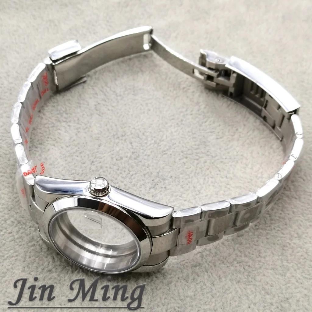 Premium Sapphire Glass Watch Case & Strap, 36mm/40mm, with S Crown