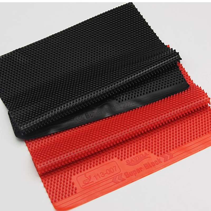 Dawei SAVIGA Super Block Table Tennis Rubber Long Pimples Ping Pong Rubber with 0.5/0.8/1.0mm Sponge Single Rubber Super Defense