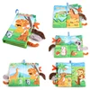 0-36M Baby Early Learning Toy Tail Cloth Book Puzzle Parent-child Interactive Sound Paper Infants Activity Toys for Babies 4