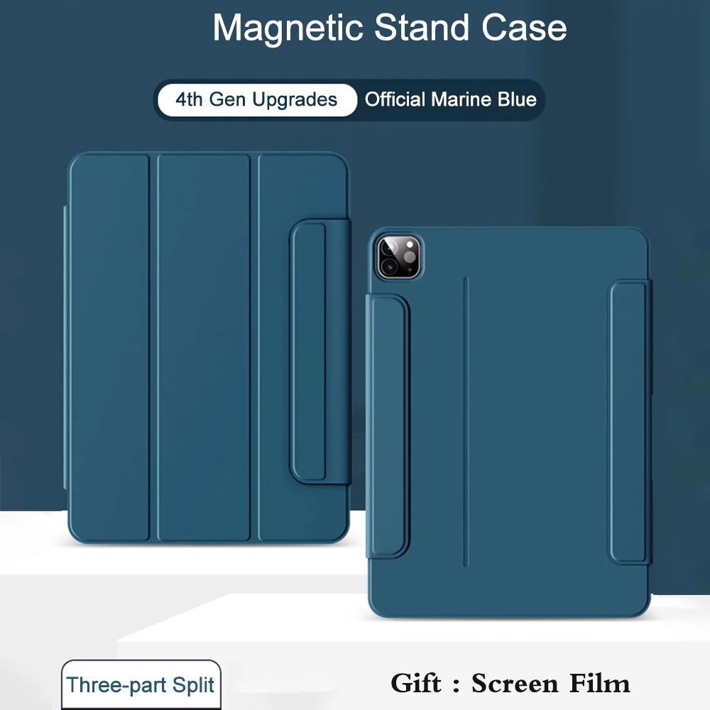 Capa Inteligente Traseira Magnética para Ipad Capa Anti-dobra Smart Capa Anti-dobra Mini Air Pro 11 Mini 2023 2023 Mais Recente 2023 - Imagem 6