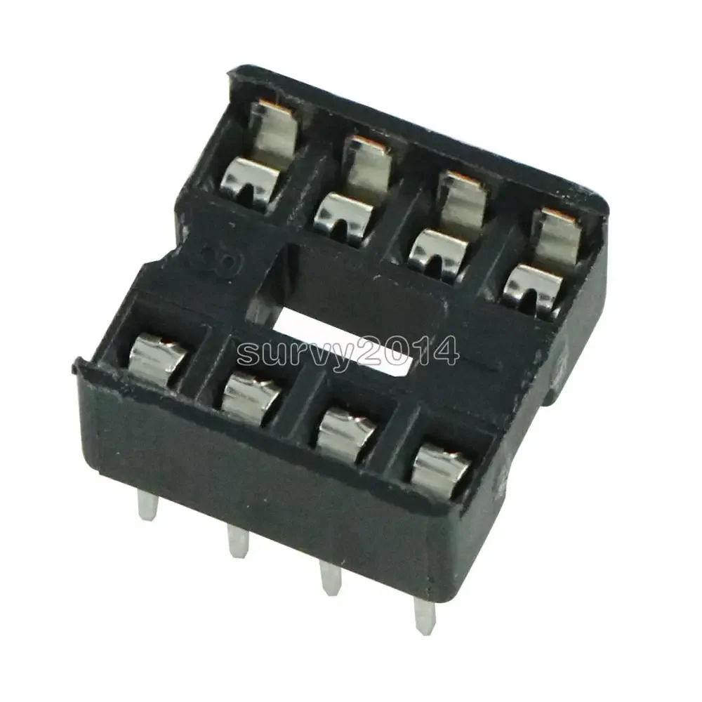 

10PCS NEW 8pin DIP IC Socket Adaptor Solder Type Socket Pitch Dual Wipe Contact For arduino Board Module