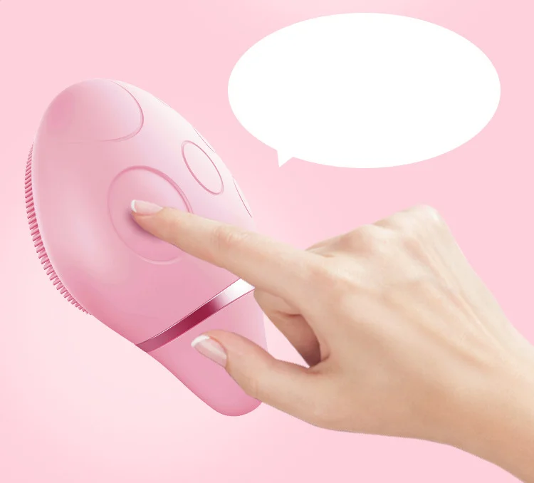 Demachiant din silicon, vibrații, curățarea porilor, încărcare cu ultrasunete, curățare facială electrică, dispozitiv de lifting și înfrumusețare_voghion.com