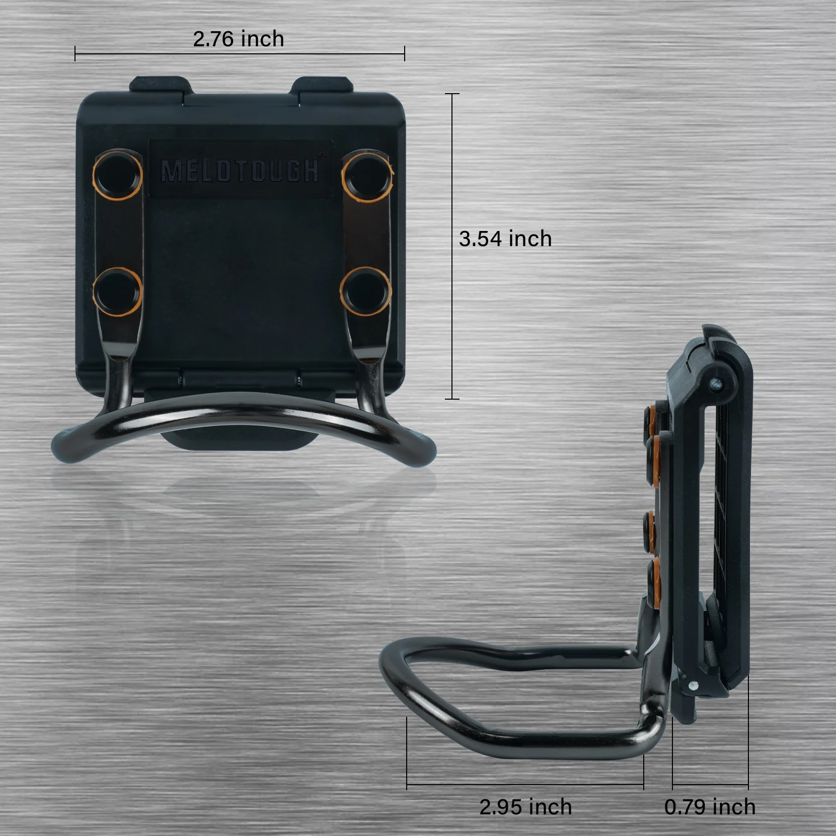 Heavy-Duty Hammer Holster For Tool Belt – Fits Belts Up To 2.7 Inches