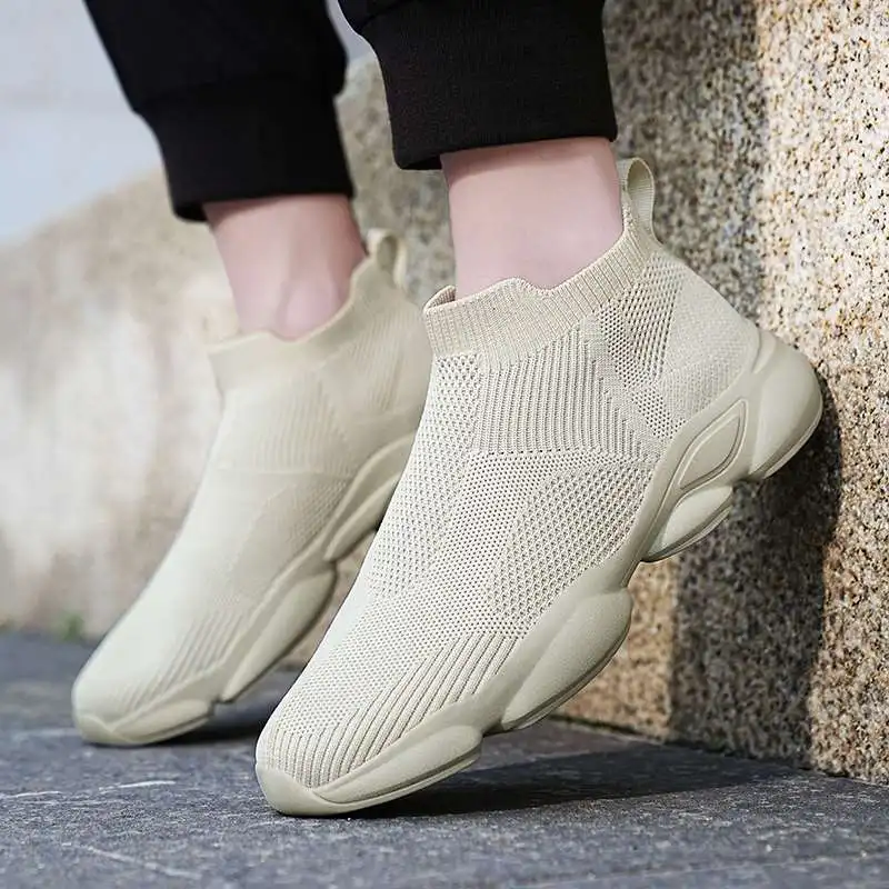 

MWY Sports Shoes For Men Lightweight Socks Casual Shoes Male Running Shoes Zapatillas Hombres Trainers Gym Sneakers Size 39-48