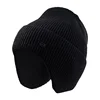 Slouchy Knit Beanie Winter Hat Dad Ribbed Earflap Skullies Men Women Winter Riding Warm Wool Sport Caps
