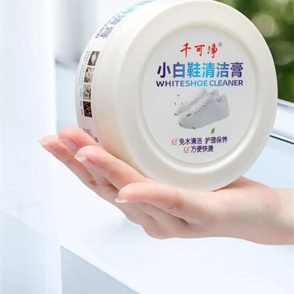 White Shoes Cleaning Cream Stains Remover Shoes Whitening All-Purpose Cleansing Cream For Cleaning Take Care Shoes Sneakers 2