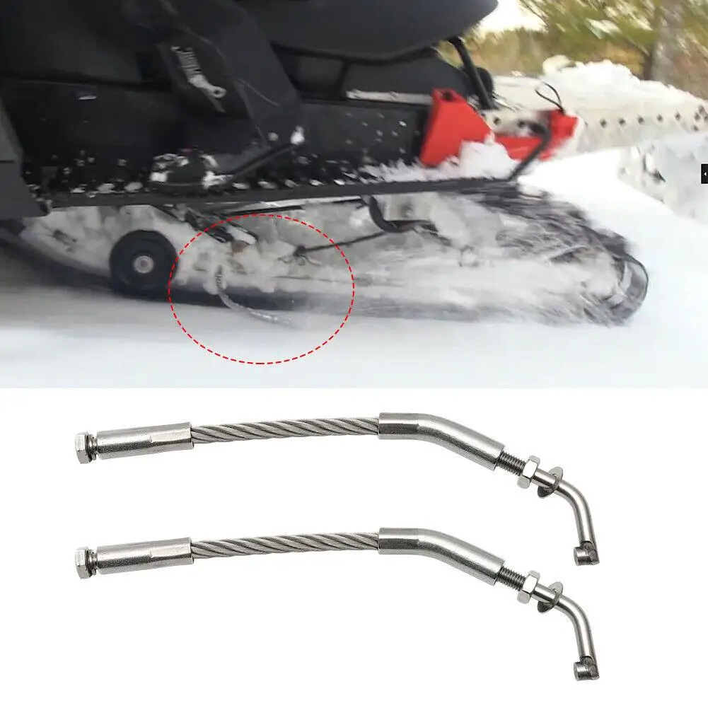 1/2Pcs Motoslitta Ice Scratcher Icebreaker Reverse Tip Kit Accessori Per Motoslitte In Acciaio Inossidabile 1201-Df Scratcher Q8R7