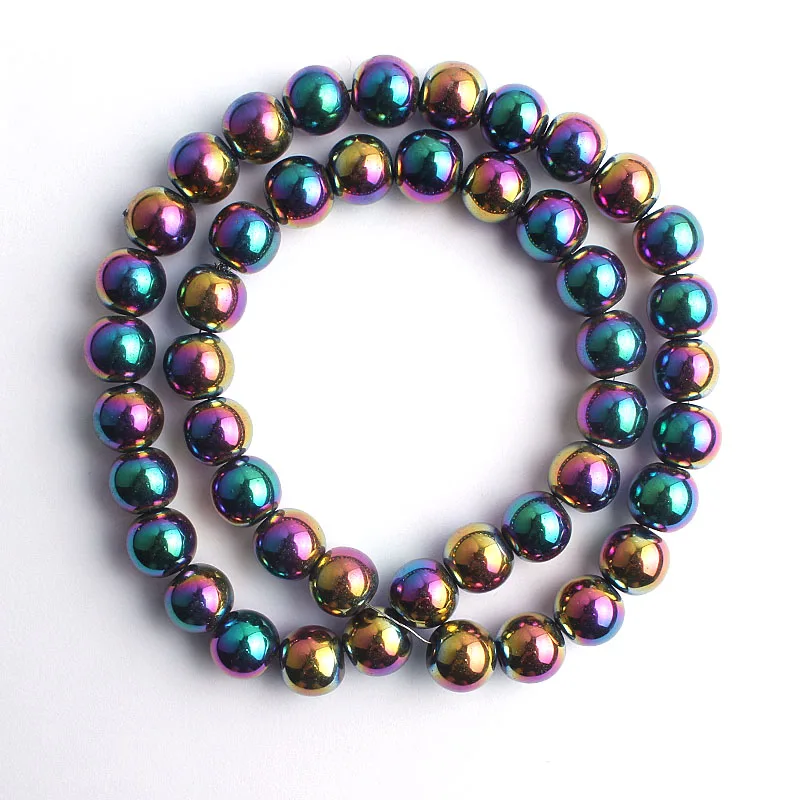 Gold Plated Natural Hematite Irregular Beads