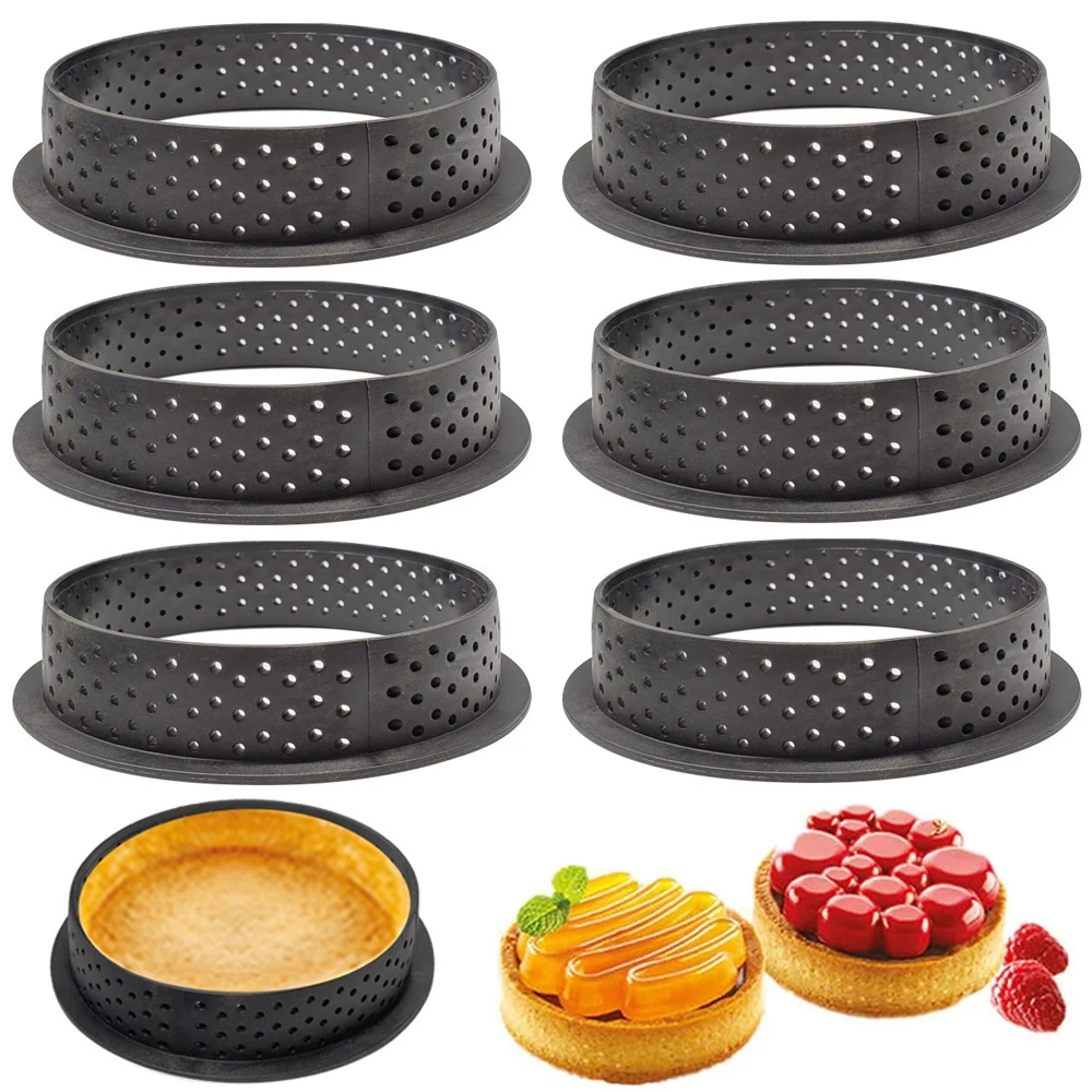 20-10-5pcs-DIY-Mousse-Fruit-Cake-Ring-Circle-Plastic-Perforated-Tart ...