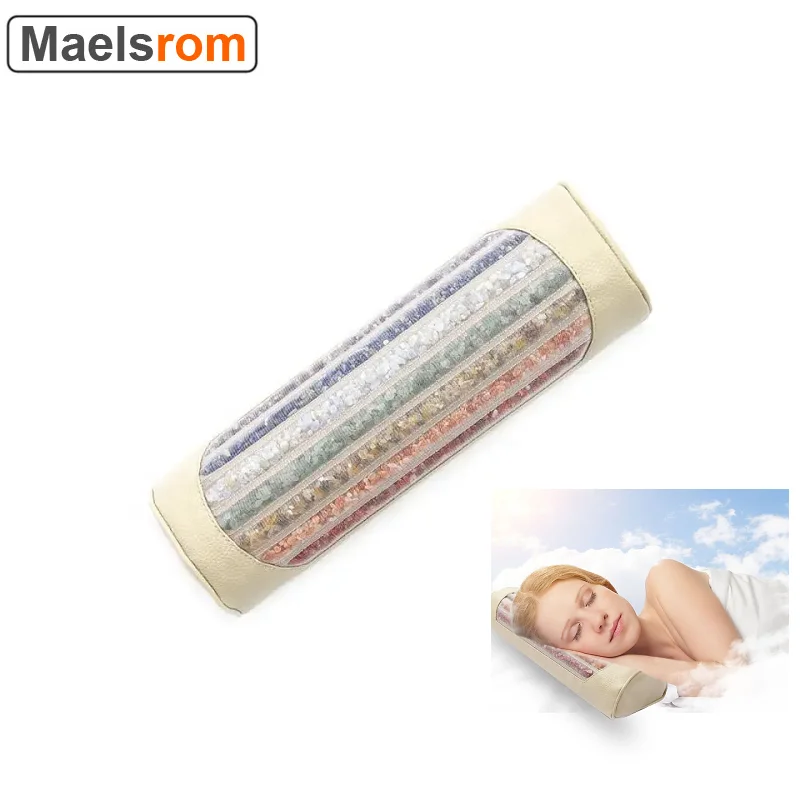 Crystals Stone Massage Pillow Tourmaline 7 Colors Ceramic Germanium Negative Ion For Headache Massage Healthcare Sleep Crystals Stone Massage Pillow Tourmaline 7 Colors Ceramic Germanium Negative Ion For Headache Massage Healthcare Sleep