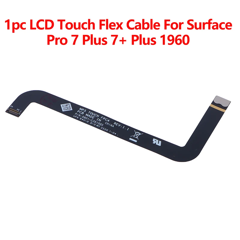 1Pc Display Lcd Touch Screen Digitizer Flex Cable Per Surface Pro 7 Plus 7 + Plus 1960 Parti Di Ricambio Del Cavo Dello Schermo