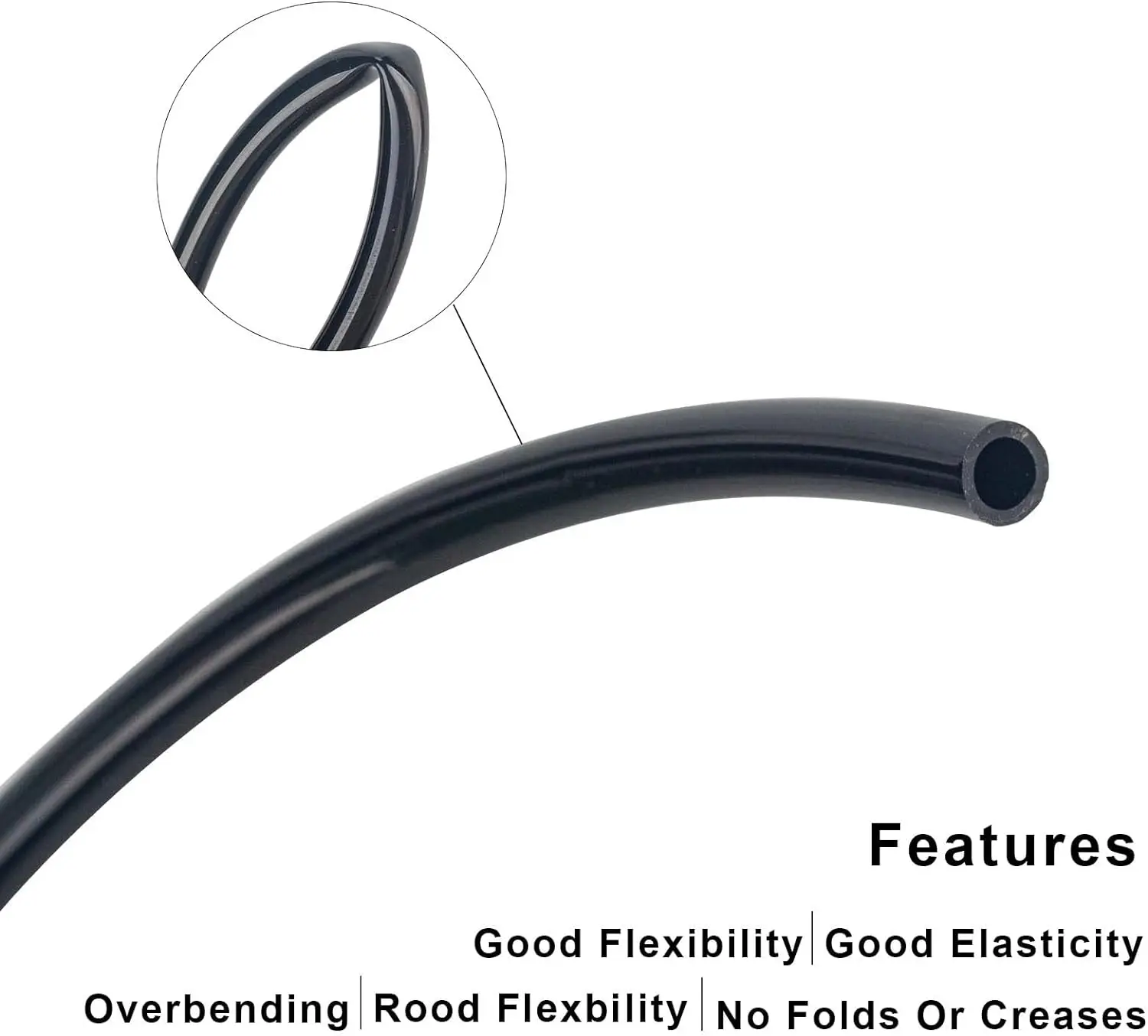 5M 10M 20M PE Hose 6mm 8mm Pipe Tubing For Misting Cooling System Outdoor Backyard Garden Irrigation Sprinkler Misting Fittings garden hose plastic hose water hose silicone tube plastic tube acrylic tube