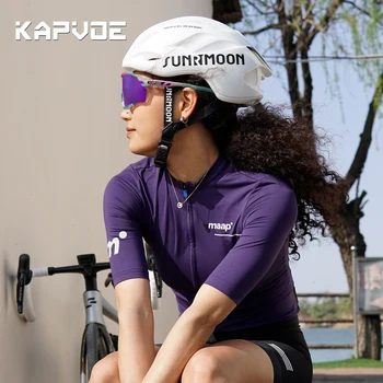 KAPVOE New Photochromic Cycling Glasses Men Women Clear Mountain Bike Sunglasses MTB Bicycle Riding Sports Triathlon Running 2