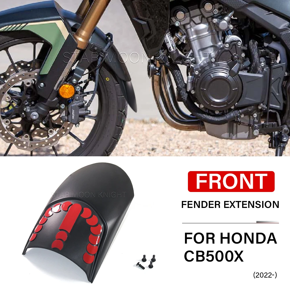 

500X ABS пластиковый брызговик удлинитель для Honda CB500X CB 500X CB 500X 2022-аксессуары для мотоциклов передний брызговик Hugger брызговик