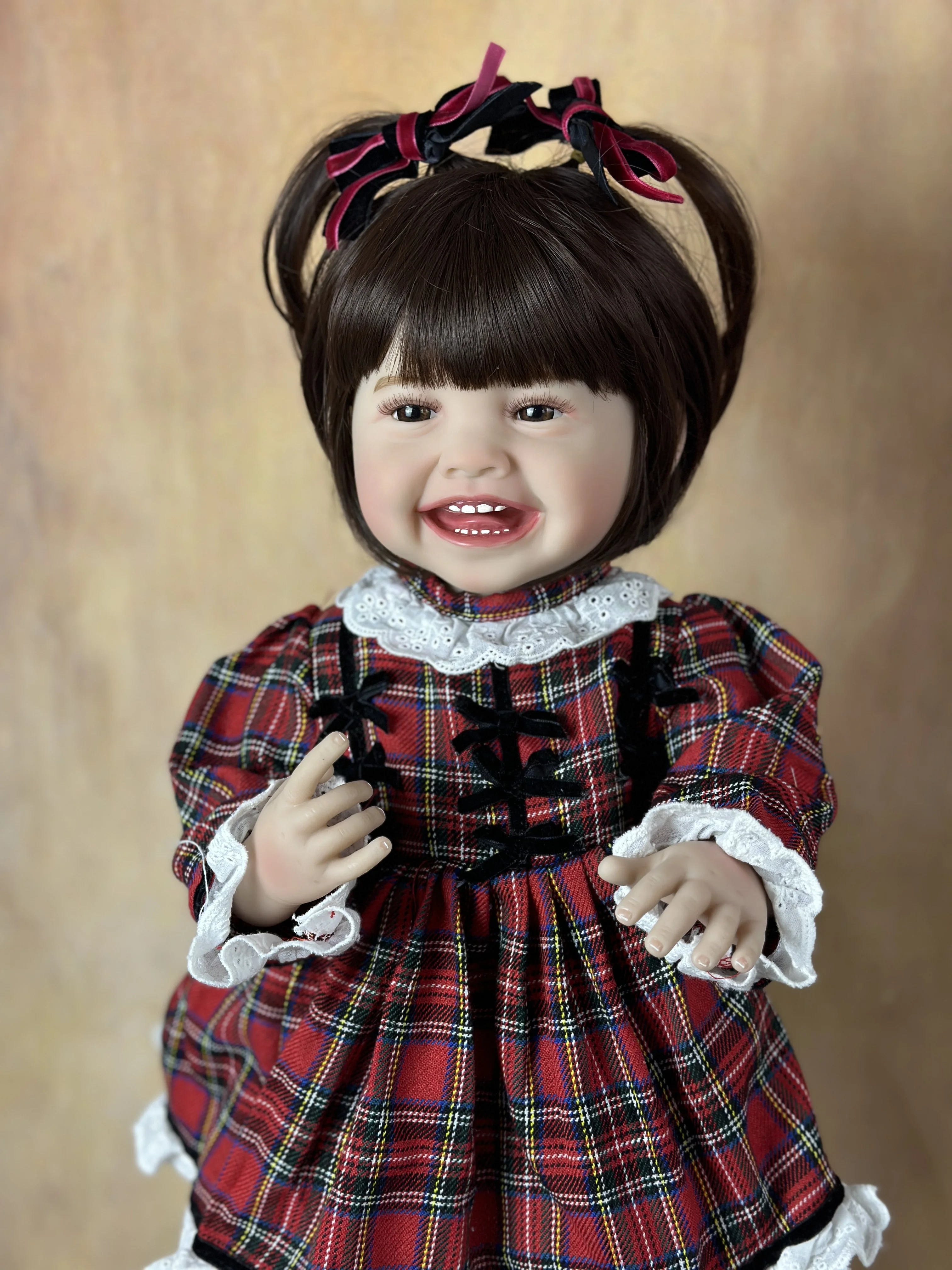 BZDOLL New Face Mila 55 CM Full Silicone Body Realistic Reborn Baby Can Stand Girl Doll Princess Toddler Bebe Birthday Gift 3