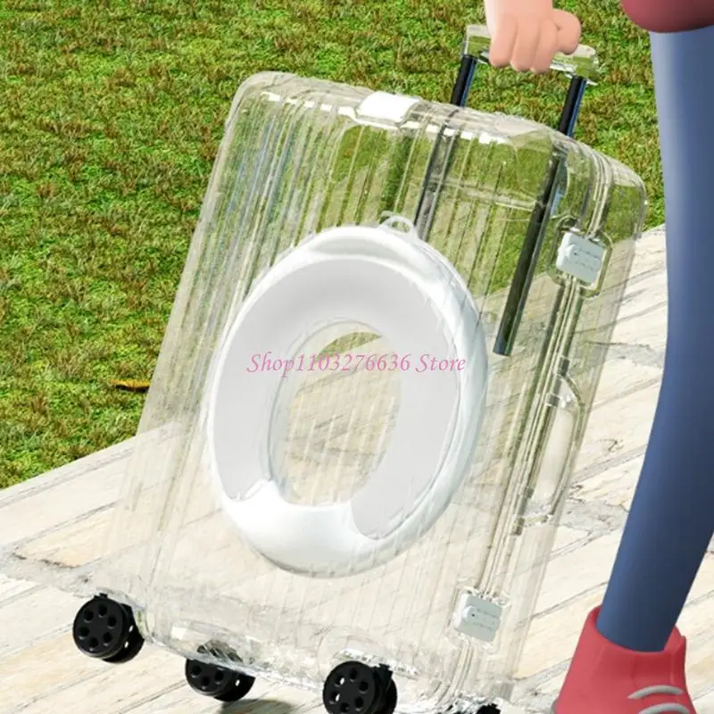 R6FD Toilettendeckel für Kindertöpfchen, sicherer Kunststoff mit sicherem Halt – Detail 8