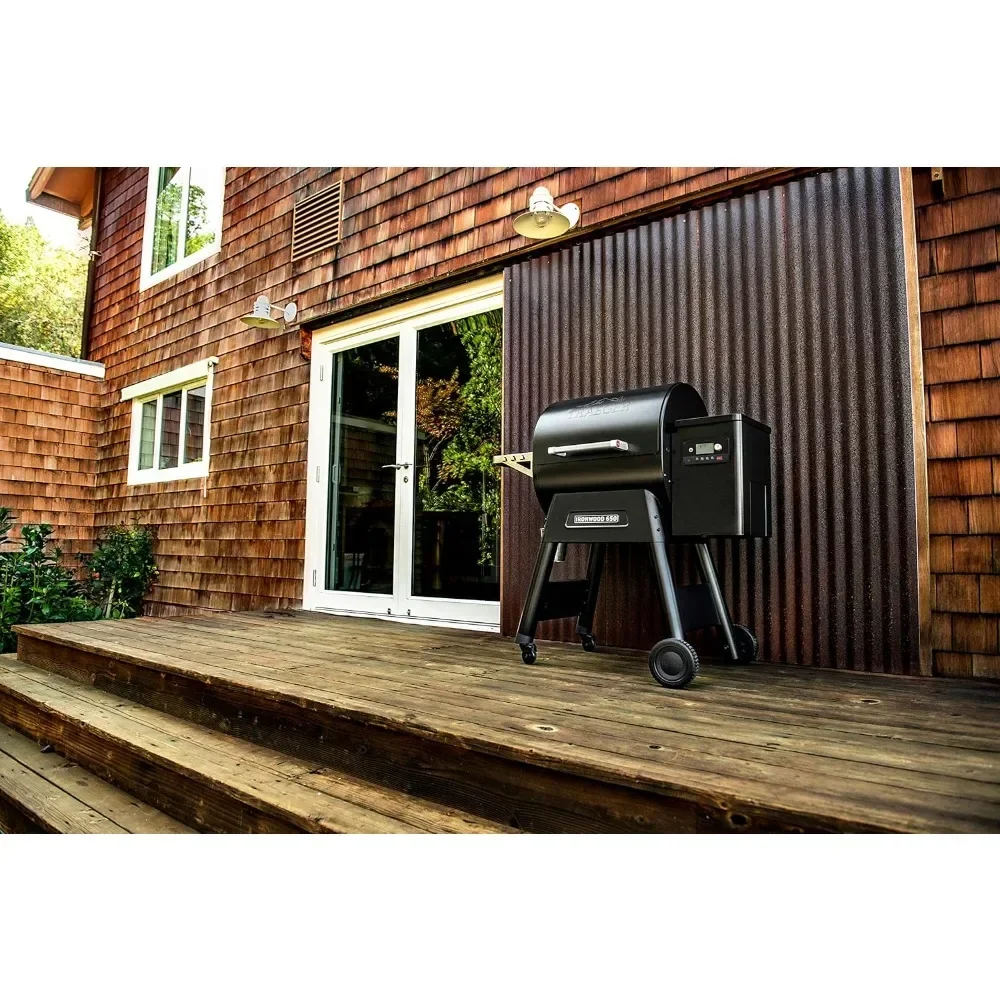 650 Electric Wood Pellet Grill and Smoker with WiFi and App Connectivity 2
