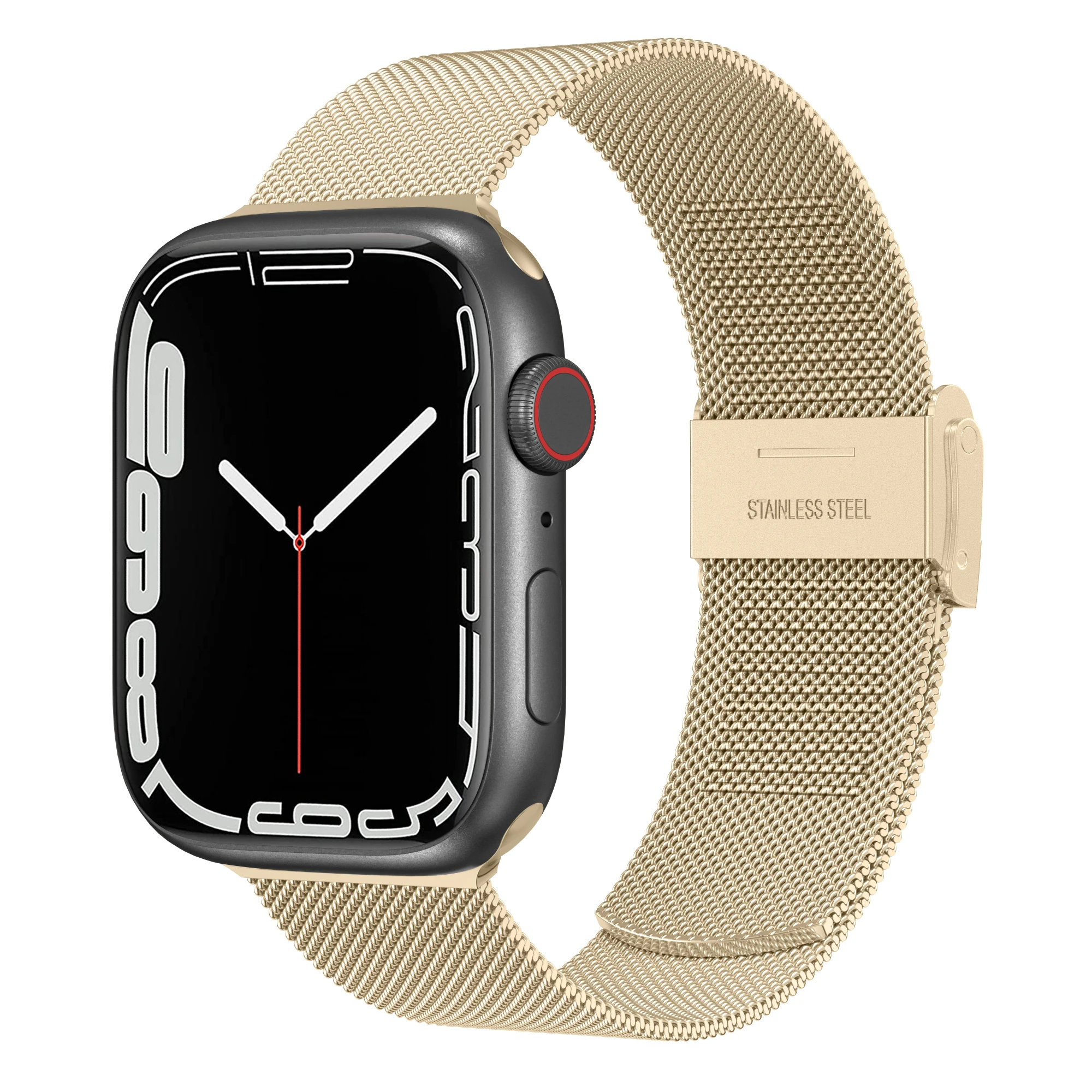 Stainless Steel Metal Strap for Apple Watch - Elegant Bracelet Band