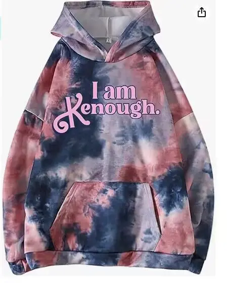 

I am Kenough Live Movie 2024 New 3D Printing Fashion Casual Street Men's Sweater Couple Hoodie Top harajuku clothes