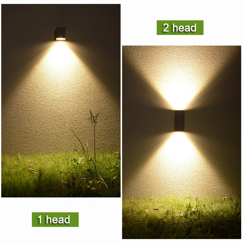 IP65 waterproof GU10 wall lamp, die-casting outdoor wall lamp, engineering lighting fence garden countyard villa 3
