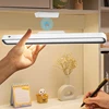 LED Desk Lamp USB Rechargeable Light Stepless Dimming Table Lamp Hanging Magnetic Bedroom Table Reading Rechargeable Night Light 1