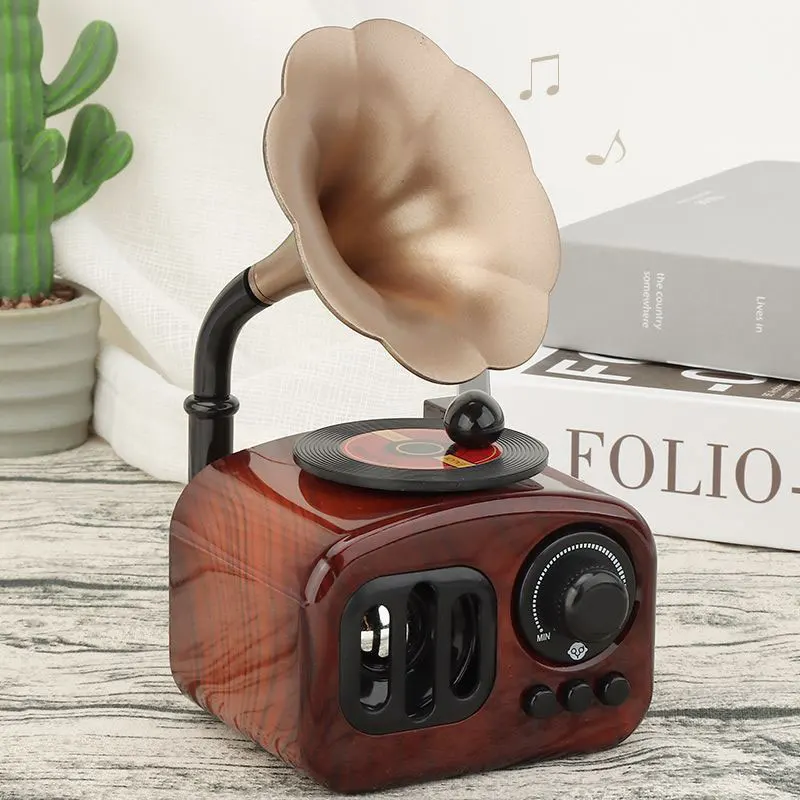 Carousel music box music box Music Box Retro Phonograph Home Decoration Holiday Gifts Ornament Creative Classical Vintage Art Crafts Table Desk Decoration