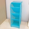 1pc Candy Color 4 Grid Desktop Pen Holder Kawaii Small Big Size Makeup Brushes Lipstick Pens Storage Organizer School Stationery 4
