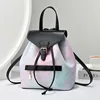 High Quality Patterned Leather Women's Backpack 2024 New Student Backpack Versatile Crossbody Bags Gradient Color Women's Bag 3