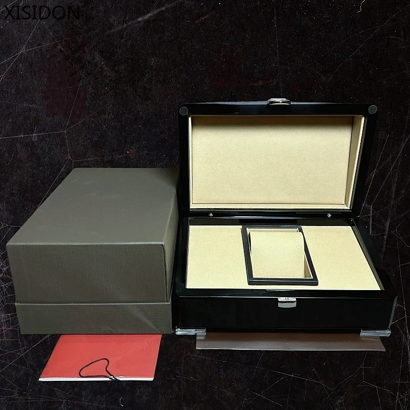 Watch Storage Box New Wood Leather Automatic Watch Display Big Box Jewelry Storage Organizer Case Decoration Gift Man Xisidon Watch Container Box