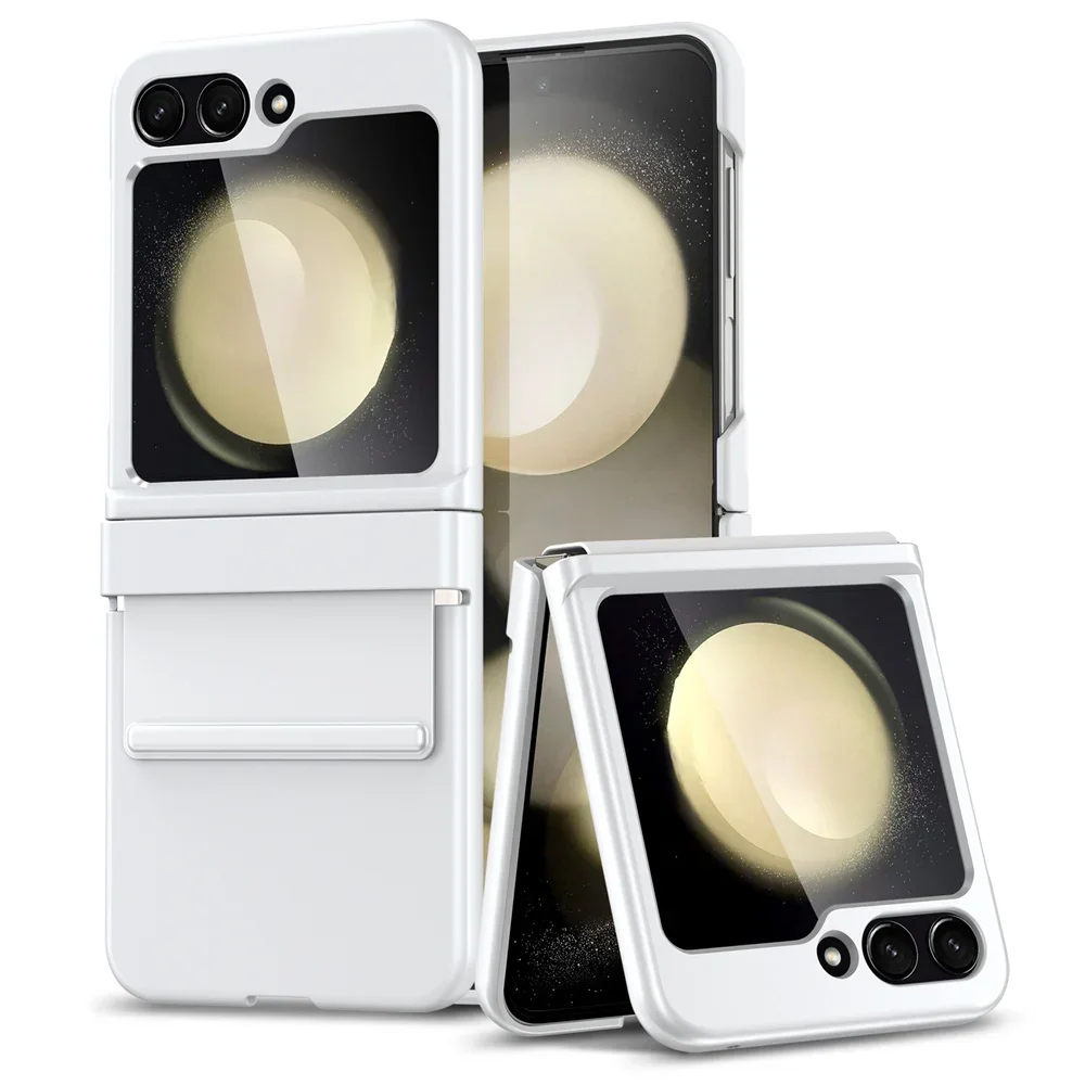 Luxury Skin-Friendly Shockproof Flip Case - Premium Hard Hinge Acrylic Slim Cover