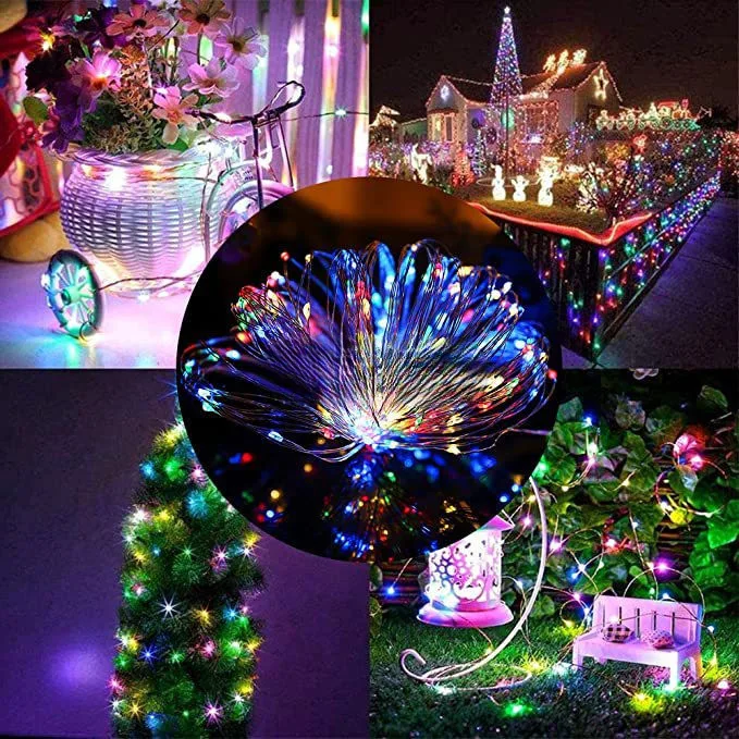 รูปสินค้า สายไฟ LED Fairy Light ยาว 50-300 เมตร กันน้ำ ใช้ตกแต่งได้ทุกเทศกาล