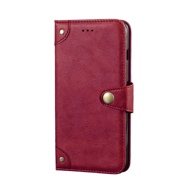 iTien Retro High-Quality Flip Deluxe Leather Phone Wallet Case