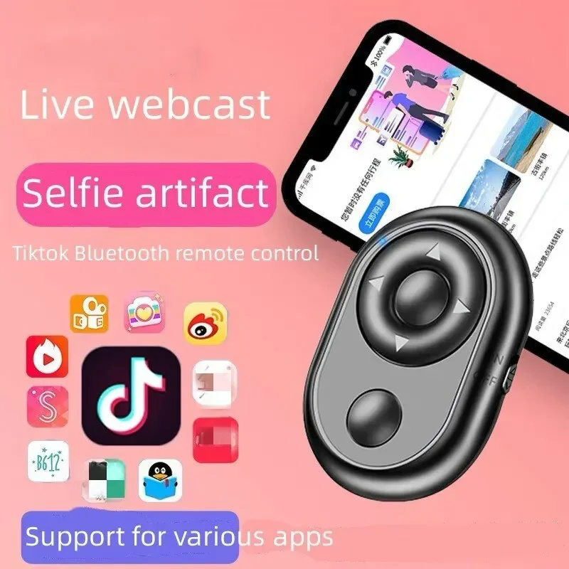 Pulsante Di Controllo Remoto Compatibile Bluetooth Controller Wireless Self Timer Fotocamera Stick Shutter Release Phone Selfie Per Tik Tok