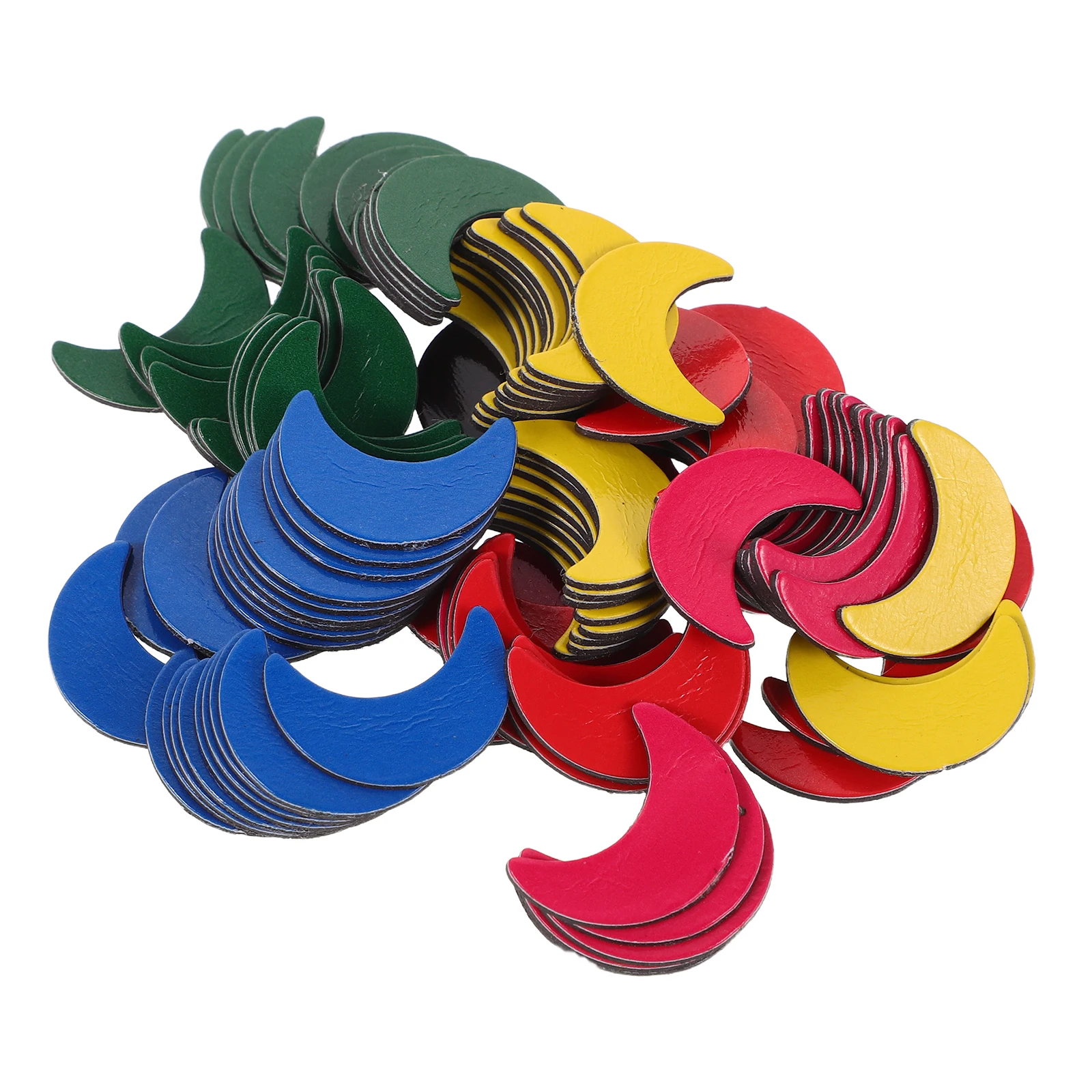 100 Pcs 자기 달 교육 보조 냉장고 자석 화이트 보드 교실 작은 냉장고 스티커 소프트 학교 화이트 보드