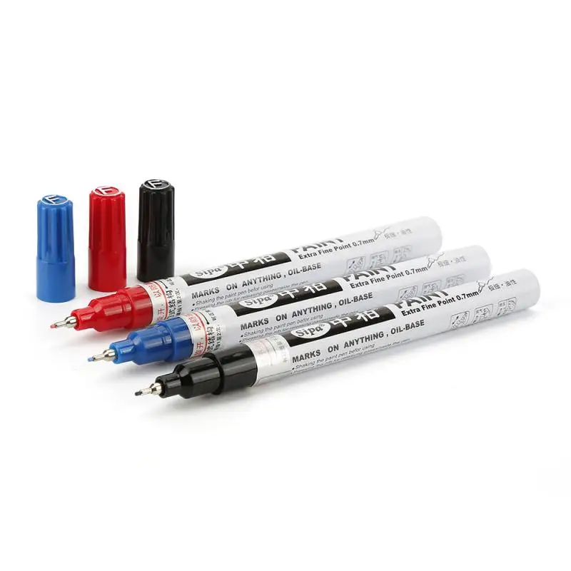 

Art 0.7mm Extra Fine Point Permanent Paint Metallic Marker Pen Car Paint Scratches Repair Pen Brush Universal Accessories