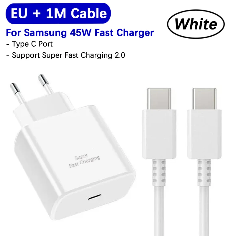 ตัวเลือกสินค้า อะแดปเตอร์ชาร์จเร็ว 45W Super Fast Charger สำหรับมือถือหลายรุ่น