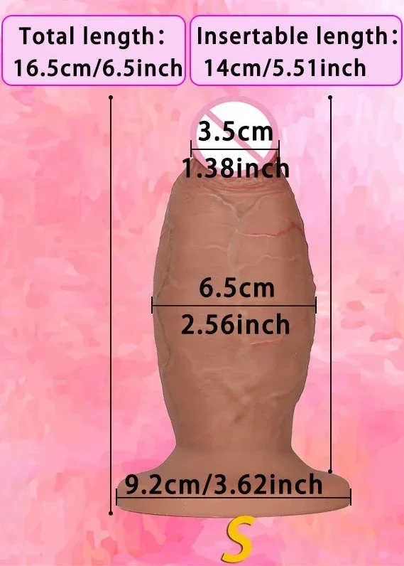 Huge Gay Anal Toy Silicone Large Anal Plug Butt Plug Prostate Massage Vaginal Anus Stimulation Dilator Sex Toys For Men Women