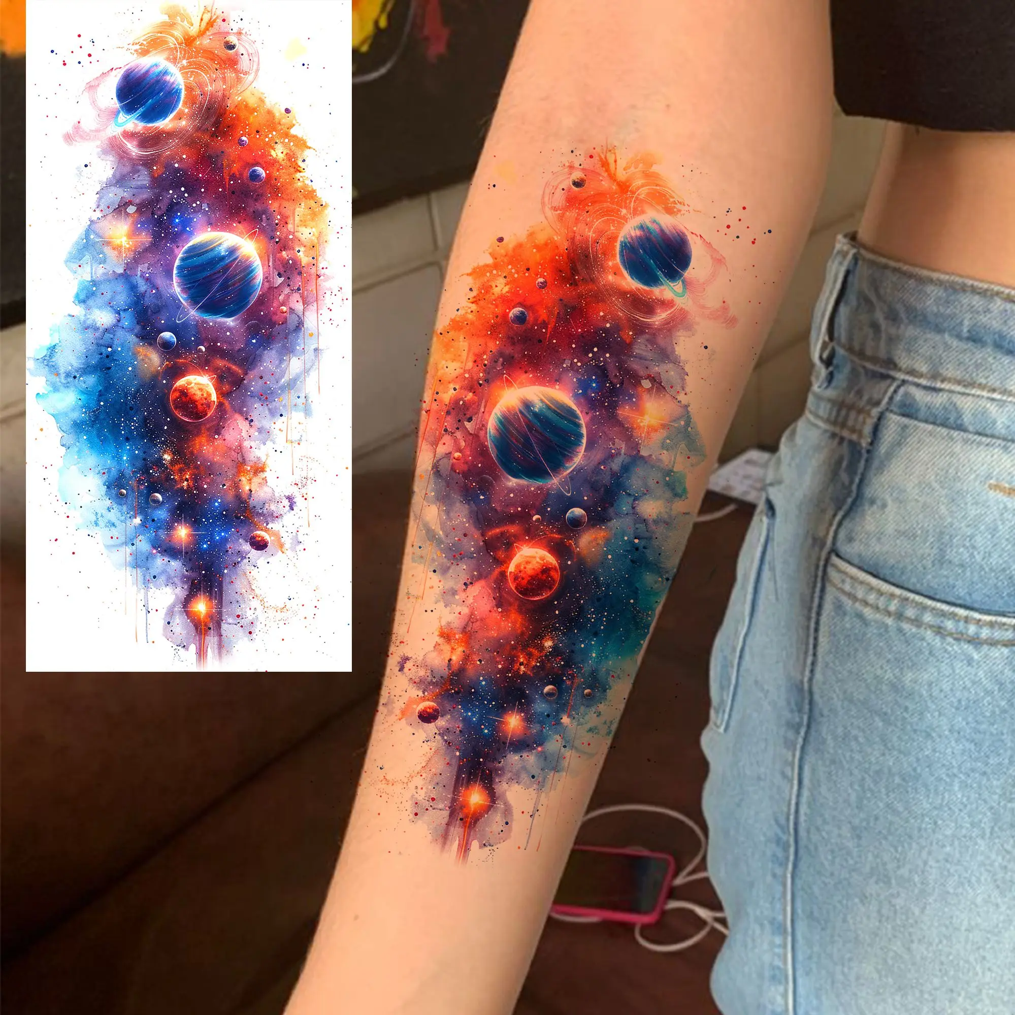 Shoulder Harmony Tattoo Watercolor Style – Best Tattoo Ideas Gallery, image size:1999x1999