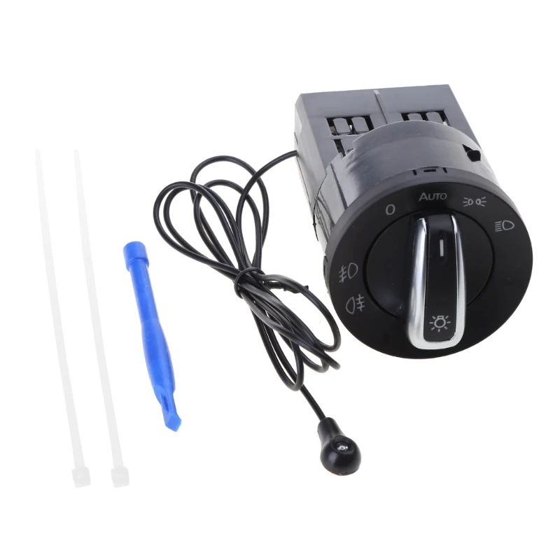 

Автомобильные фары, противотуманные фары, переключатель налобного фонаря, совместимый для Golf 4 MK4 B5, хромированный для