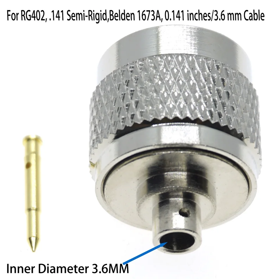 10 Pezzi Connettore Maschio Dritto Con Spina A Saldare SMA Per Cavo Semirigido Rg402 0141~p146679498 - Foto 3