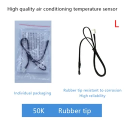Versatile Air Conditioner Temperature Sensor with Rubber and Copper Heads (L)