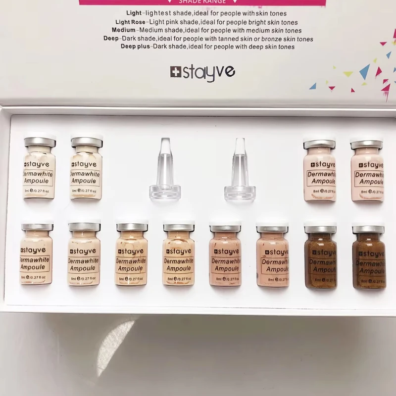 5pcs Korea Stayve BB Cream Glow Beginner Starter Kit Niacinamide Peptide Moisturizing Foundation Face Skin Care Serum Essence
