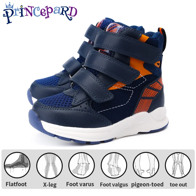 Orthopedic Shoes for Kids and Toddlers, Corrective Sneakers with Ankle Arch Support Treat and Prevent Flat Feet and Valgus/Varus