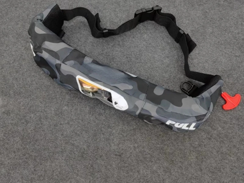 

New Fishing Waist Belt Adult Automatic Inflatable Life Buoy Portable Swimming Belt Type Safety Life Jacket Without Gas Bottle