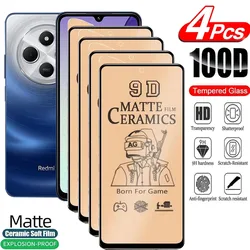 4PCS Matte Ceramic Soft Film Screen Protectors for 4pcs matte films (Redmi 10C)
