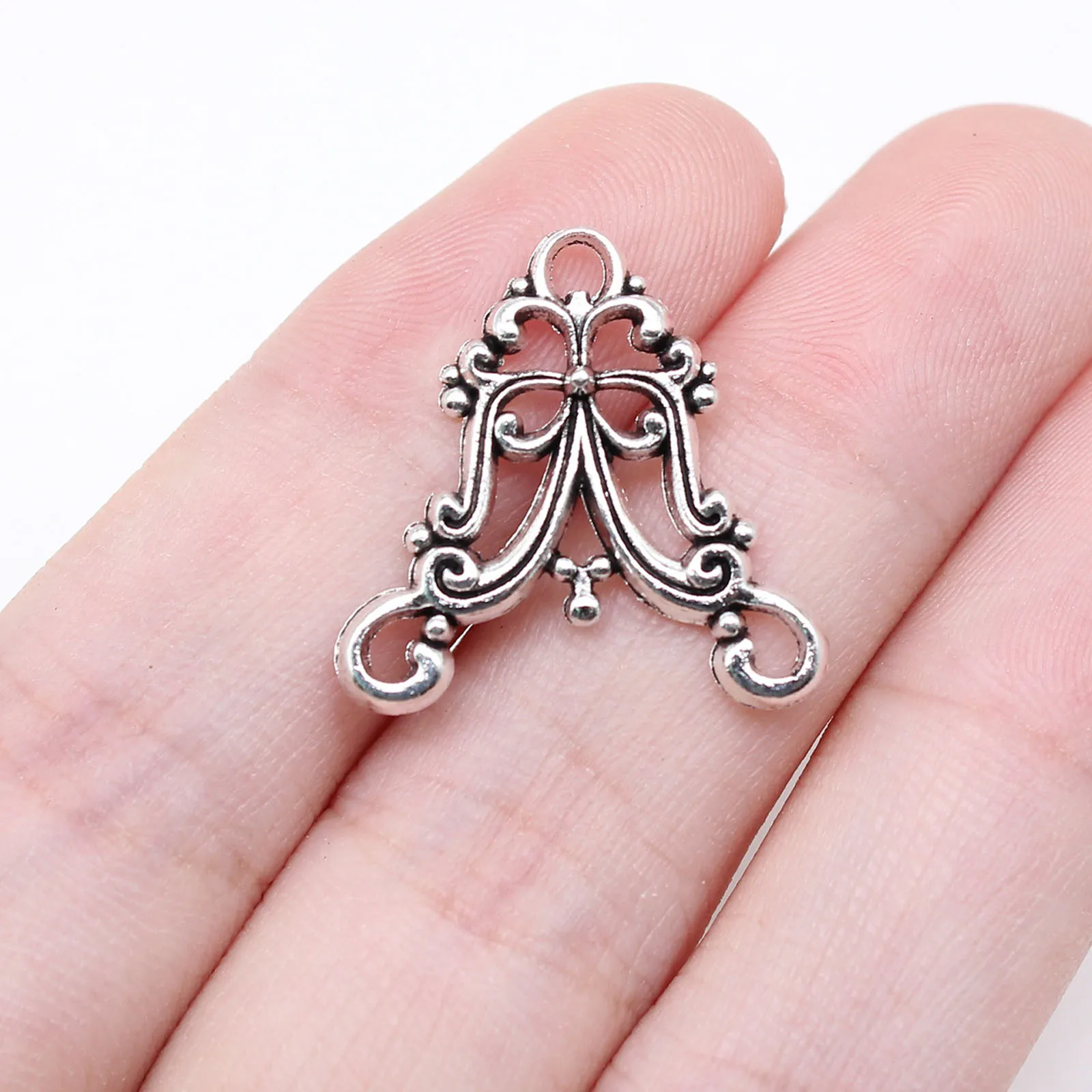 

30 шт., подвески для сережек, 21 х21 мм