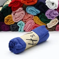Luxury Designer Bright Solid Color Women Scarf Winter Shawls And Wraps Bandana Summer Colorful Female Foulard Thin Scarves