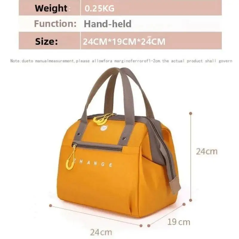 Portable Insulated Aluminum Foil Lunch Bag